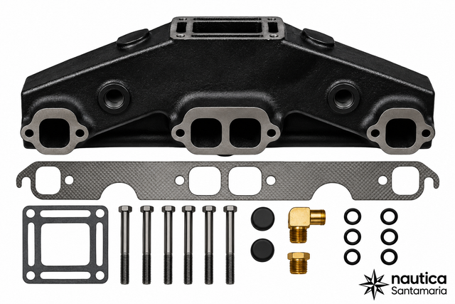 Collettore e Riser (28,7 cm) Volvo Penta V8 5.0 / 5.7 dal 1993