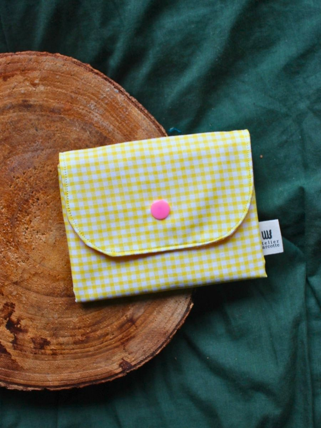 Porte-monnaie Mirabelle - 99% upcyclé, fabriqué en Occitanie