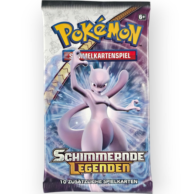 Pokémon Schimmernde Legenden Booster – Mewtu Artwork – Deutsch