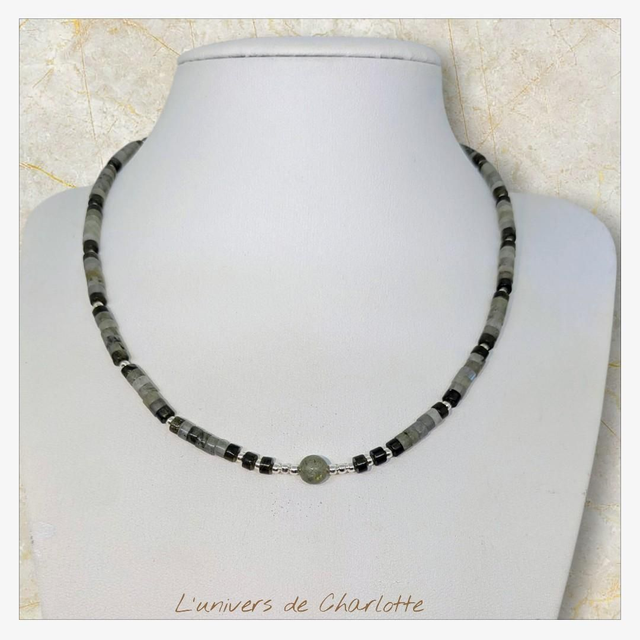 Collier "Labradorite" heichi CH-2