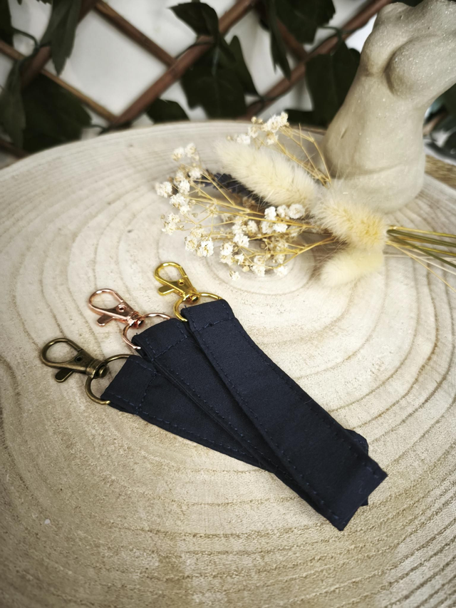 Porte clé - Bleu marine 