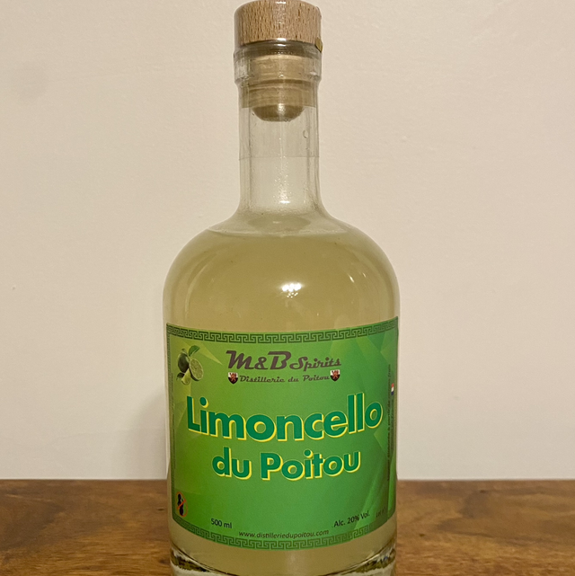 Limoncello du Poitou - citrons verts