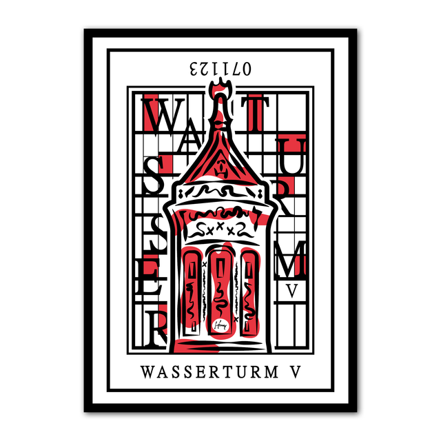 Wasserturm V - 071123 - Hony | Kunstdruck