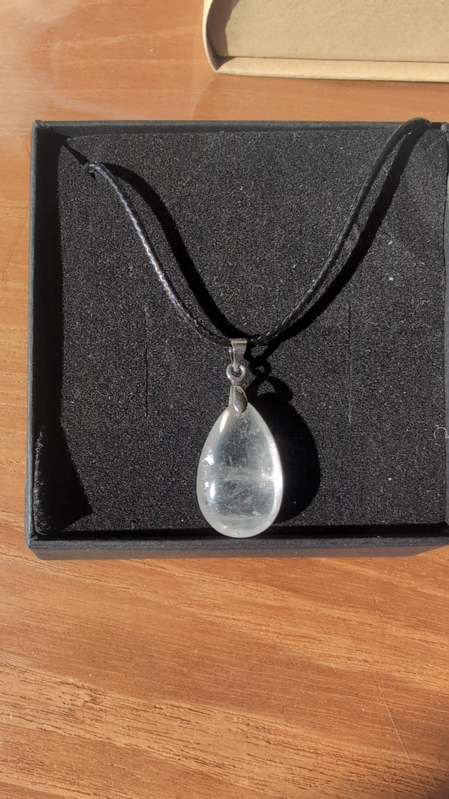 Collier cristal de roche 