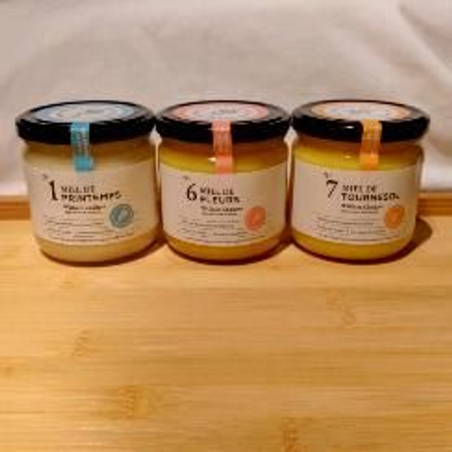 Coffret Découverte / 3 Miels de 500gr