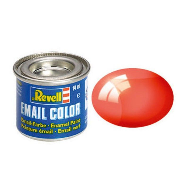 peinture email rouge clair transp revell 32731
