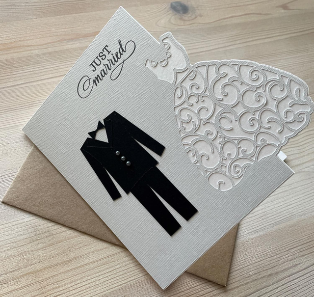 H14 Just Married Bride &amp; Groom