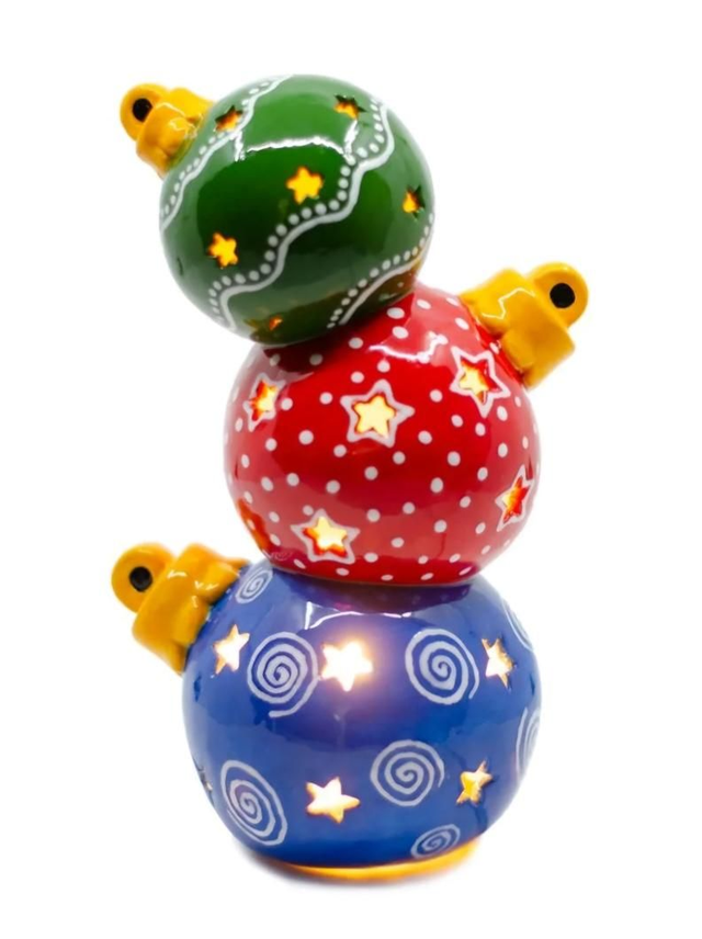 Stack of baubles lantern