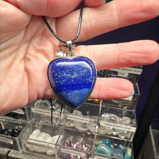 Lapis Lazuli Heart Pendant 