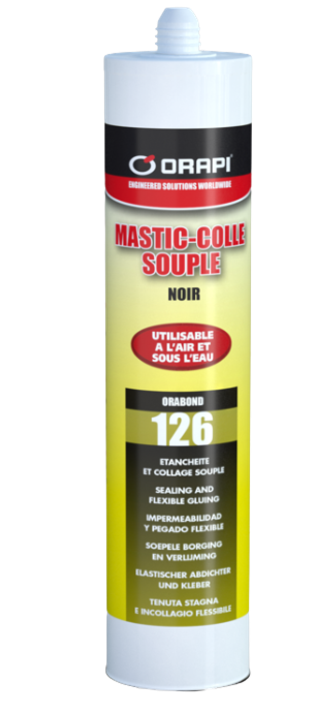 ORABOND NOIR 126 MASTIC COLLE polymères hybrides nouvelle génération et ÉTANCHÉITÉ 