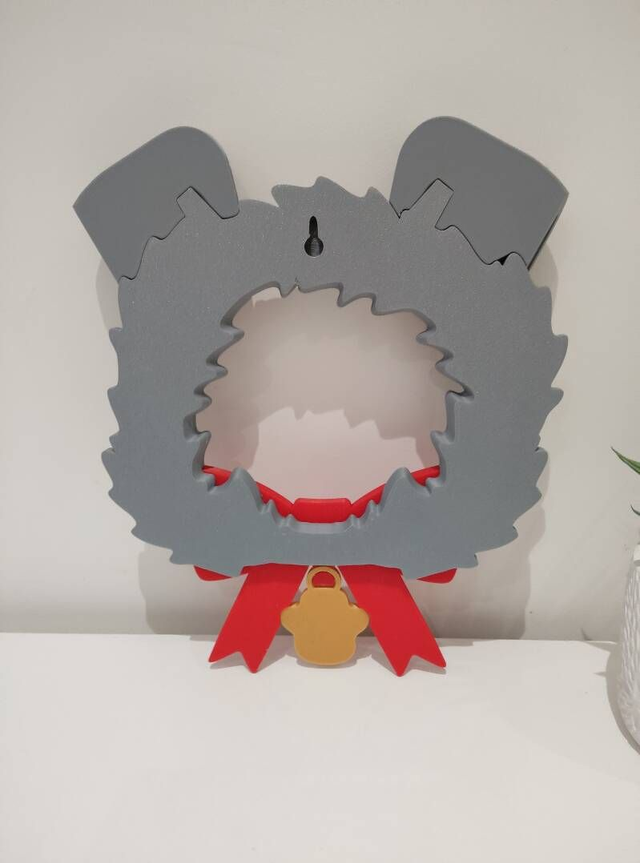 Couronne de Noël Chien