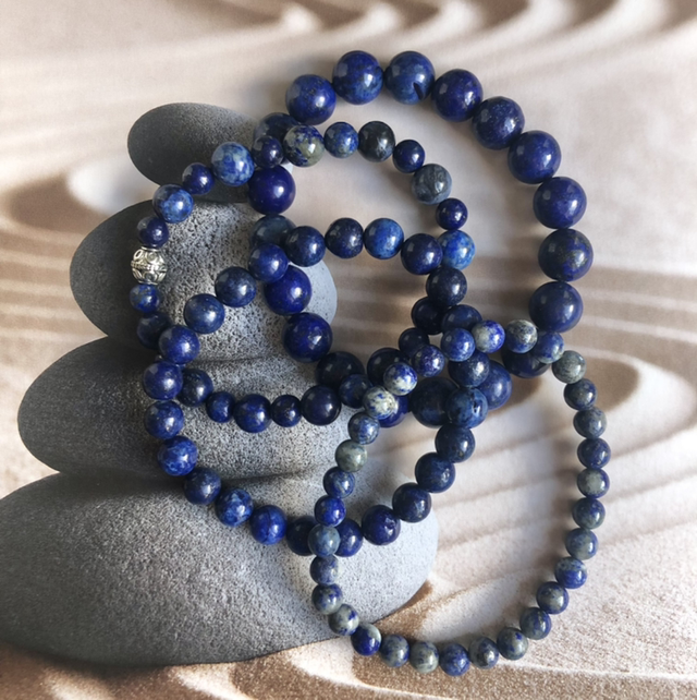 Bracelet Lapis lazuli A Afganistan