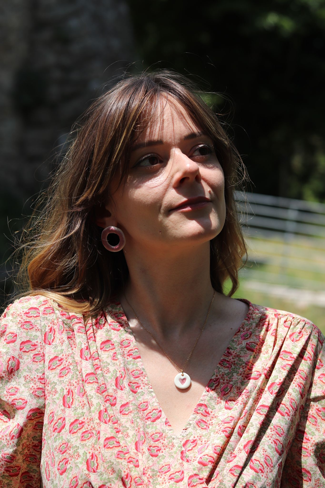 Boucles d'oreilles en porcelaine – fait main | Lotty Création