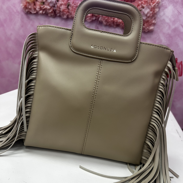 Borsa coconuda frange