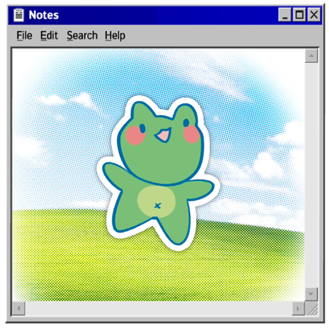 forg glossy vinyl sticker 