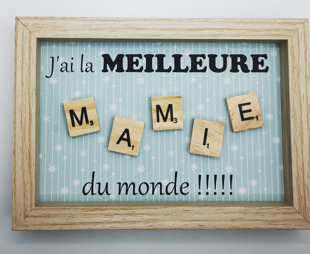 Cadre scrabble MAMIE