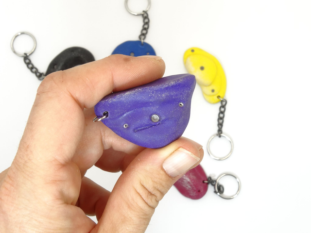 Climbing Hold Keychain