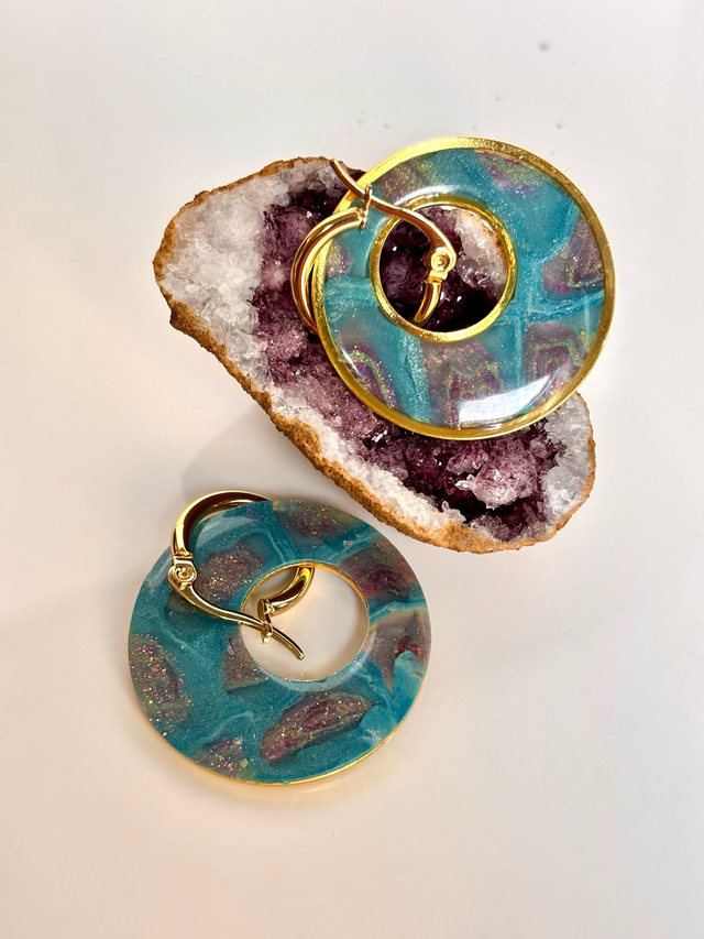 Boucles « Lune Vénitienne »