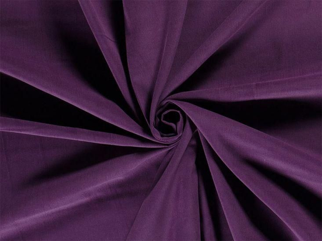 Aubergine Fine Needlecord