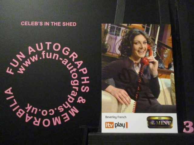 Beverley French Authentic Autographed The Mint 6x4 Cast Card (3)