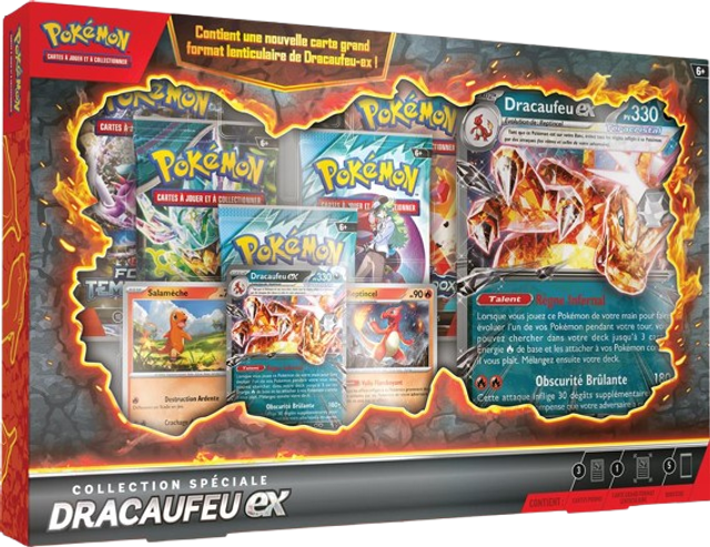 Pokémon : Coffret Collection spé Dracaufeu-ex(5b)
