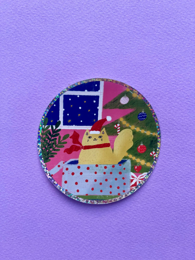 Glitter Vinyylitarra “Best Present"