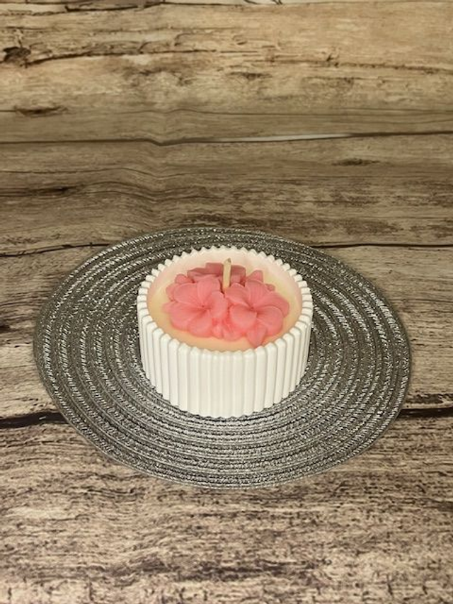 Bougie parfumée Lait de riz cerisier - 90 grammes