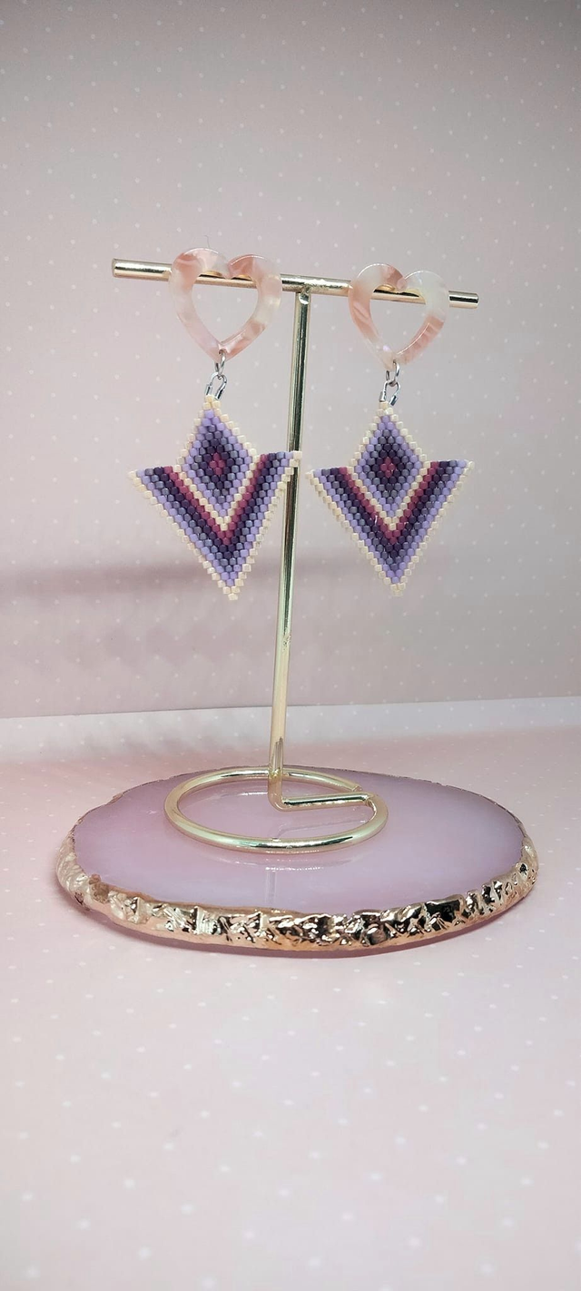 Boucle d'oreilles Pastel Romantique