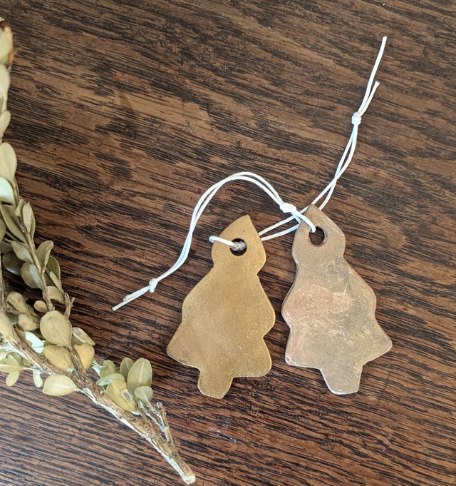 Boule de Noël - duo de sapins