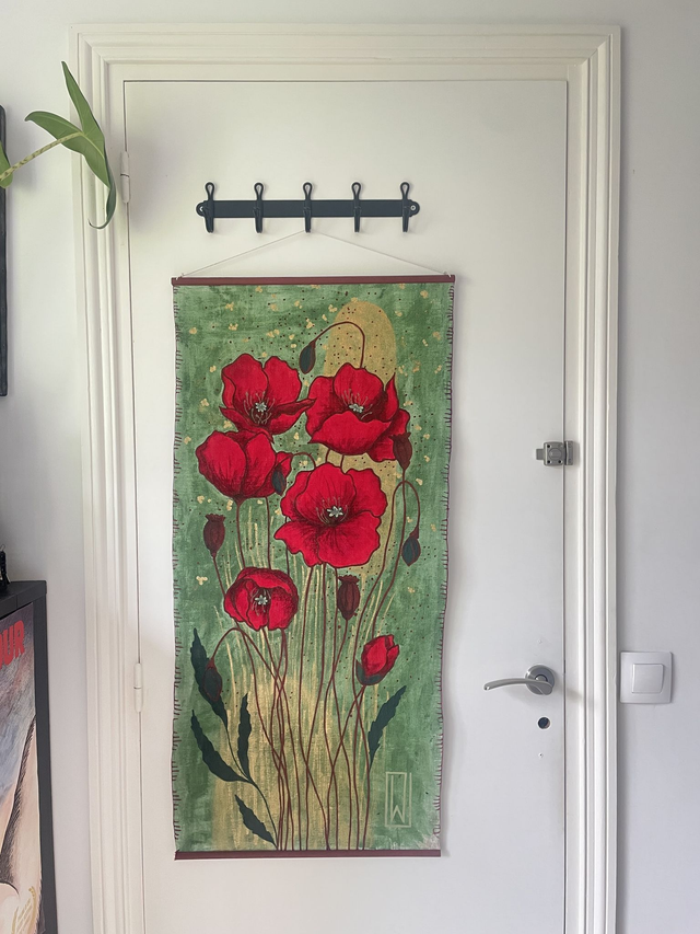 « Pavots de grand chemin » vert