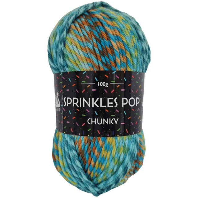 Cygnet Sprinkle Pop Chunky 100g - 644 Teaberry