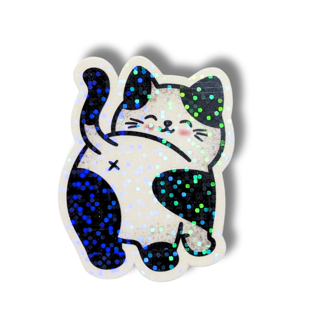 Sticker Chat bicolore