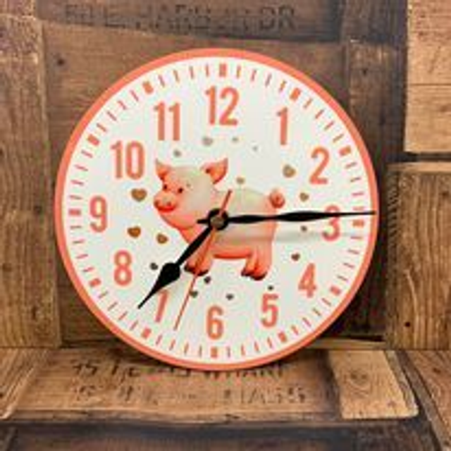 Piggy clock 