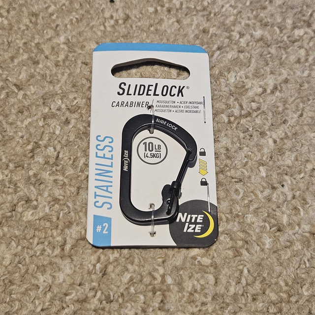 Niteize Slidelock Carabiner #2 - Black