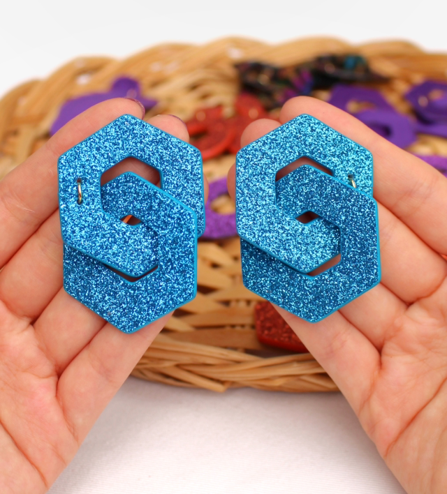 Astra • bleu pailleté 