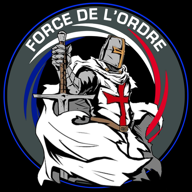 Patch pvc Templier Force de l&#039;Ordre