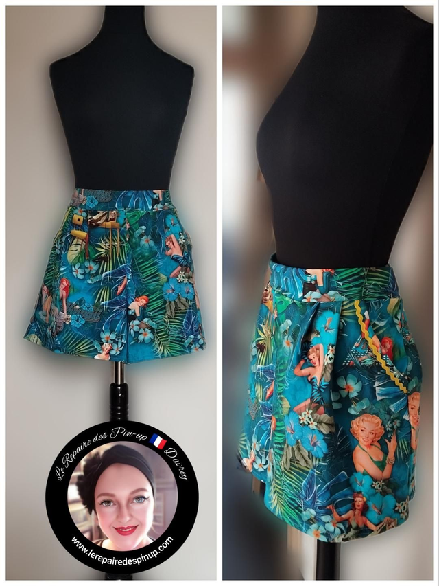 Short Modèle Pin-up Blue T44/48