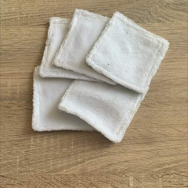 Lot de 5 lingettes lavables