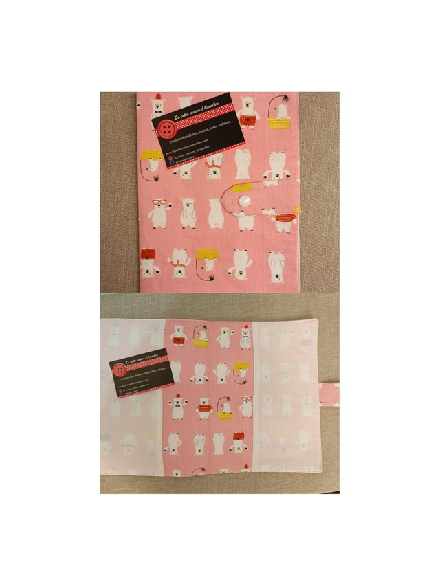 Protège carnet de santé ours