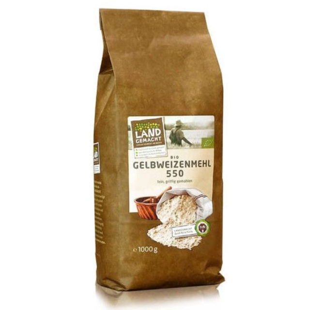 Rolle Mühle Gelbweizenmehl Type 550, 1kg Packung