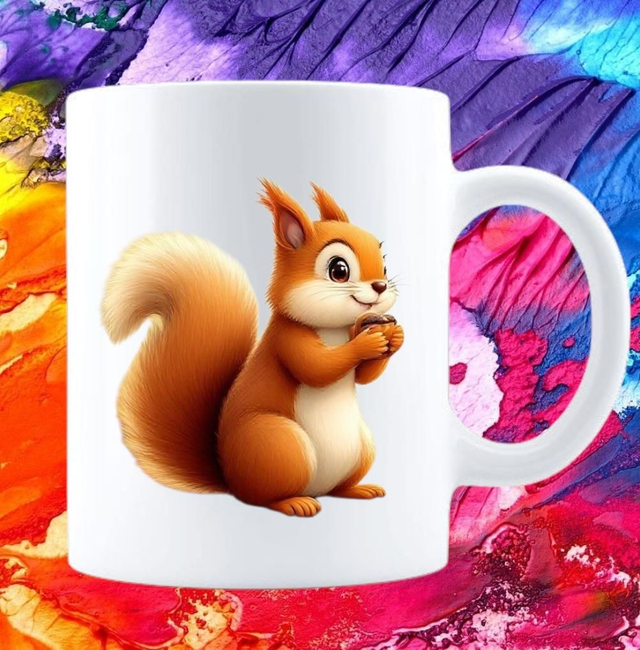 Kaffeebecher Eichhörnchen 1