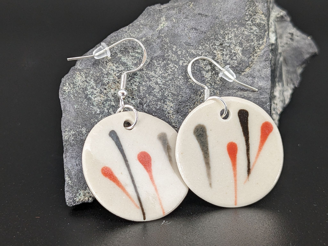 Boucles d'oreilles en céramique