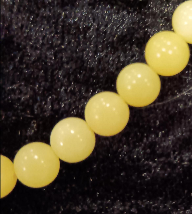 Perle de jade citron 