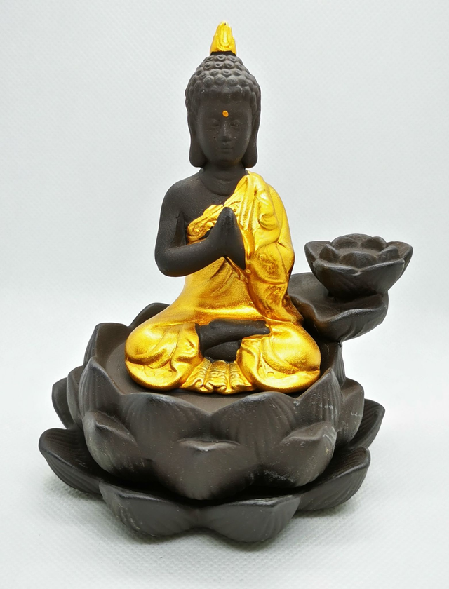 Brûleur d'encens à refoulement Bouddha