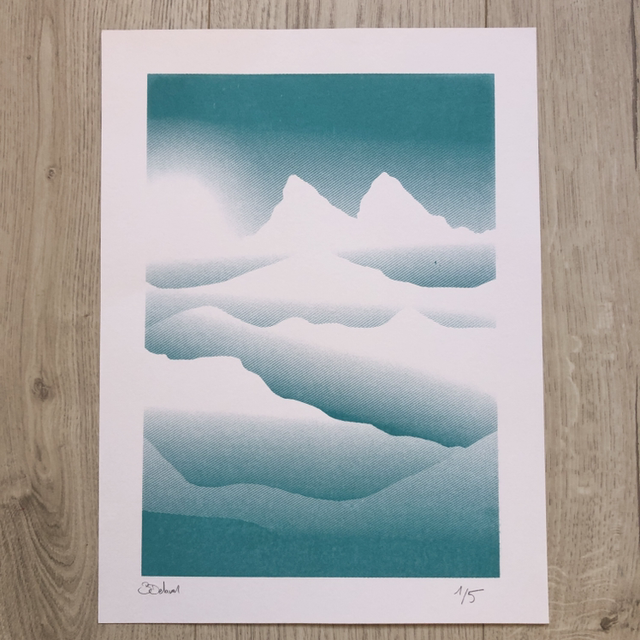 Les aiguilles d’Arves #3 - 30x40cm