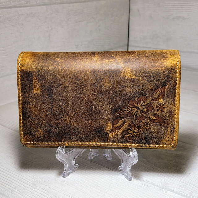 Damen Geldbörse Naturleder 