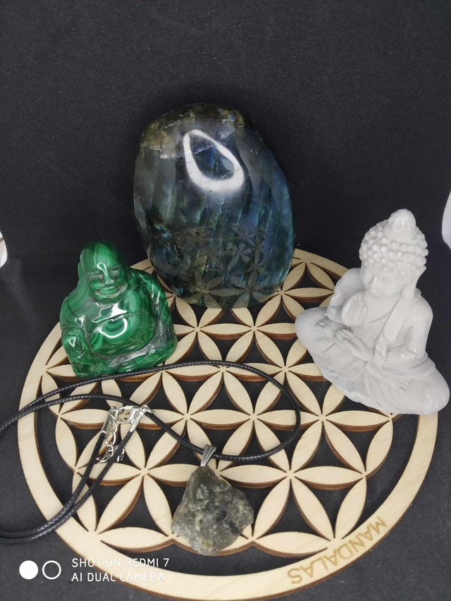 Pendentif labradorite brut 