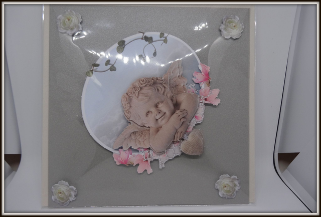 Carte Condoléance " l'angelot "