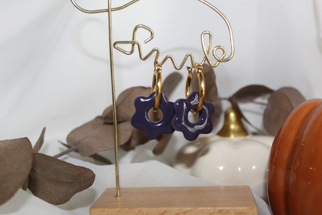 Les interchangeables Duo Créoles+Fleurs