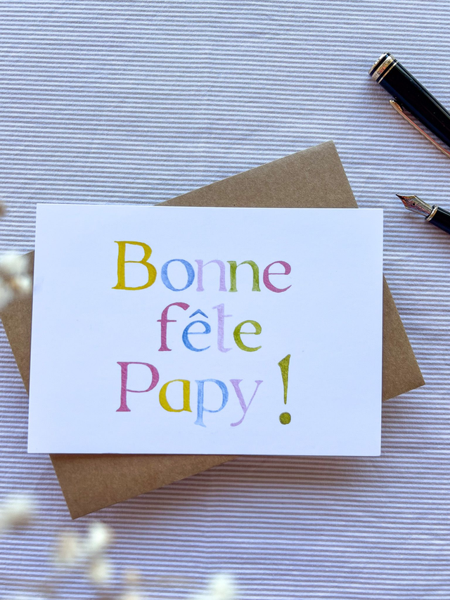 Carte Bonne fête Papy ! 
